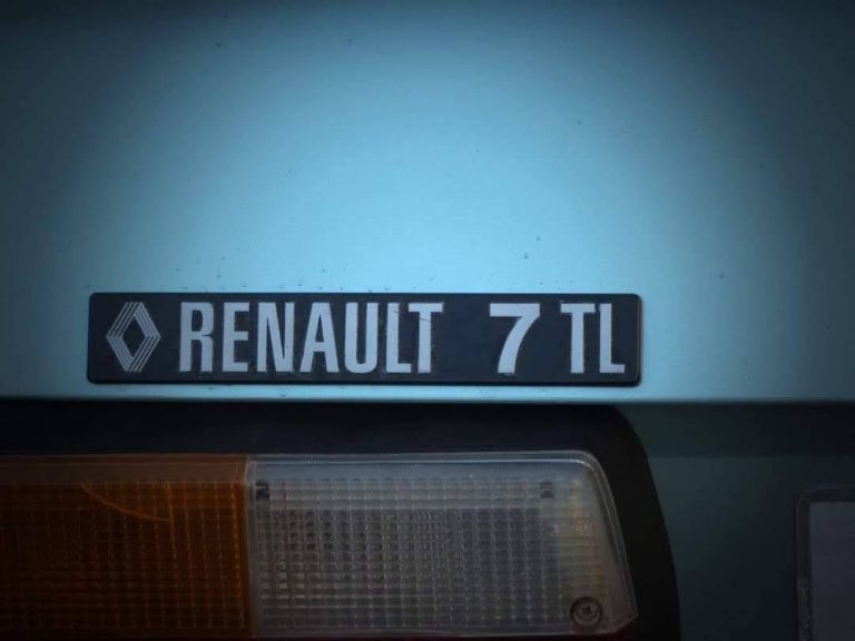 Vendu Renault 7 confort 1980