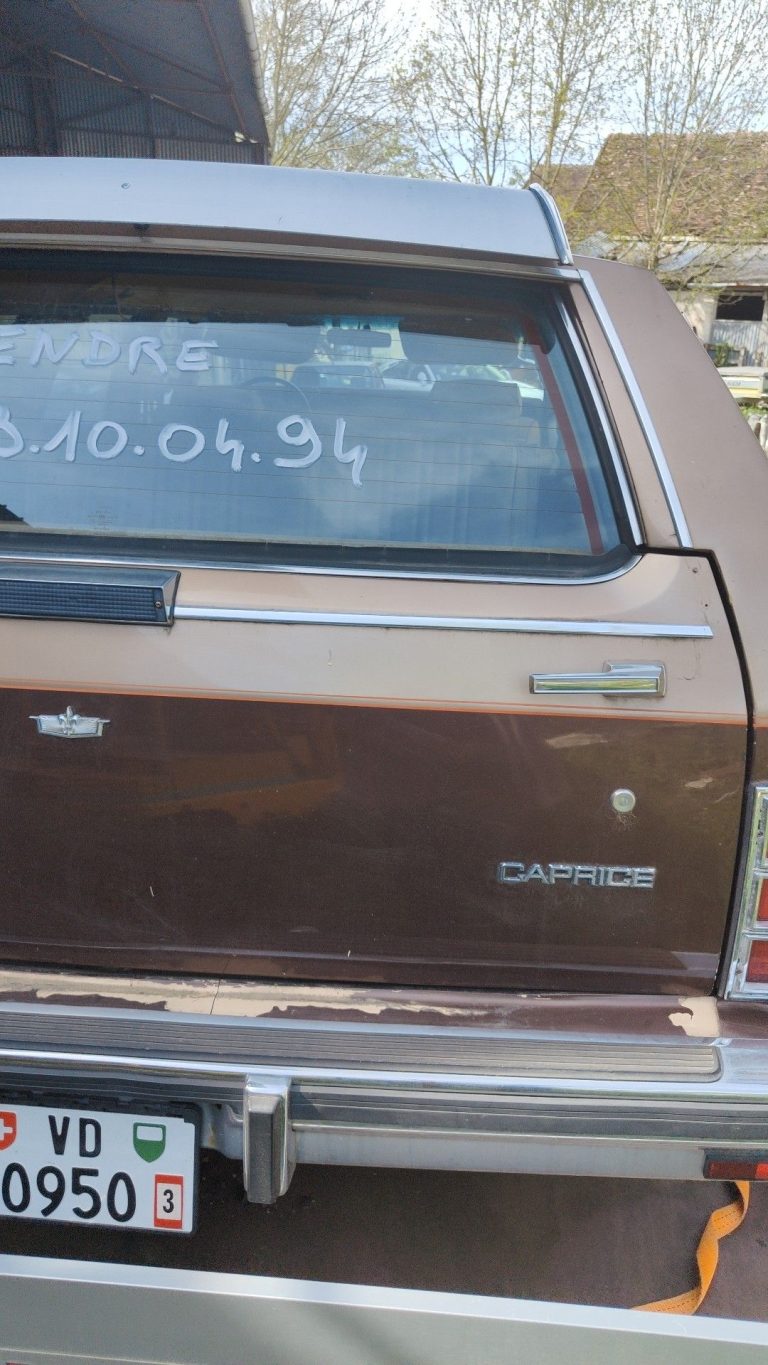 Chevrolet caprice wagon 1988 V8, 8 places