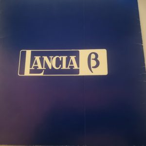 Brochure publicitaire d'occasion Lancia Beta