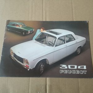 Brochure publicitaire d'occasion Peugeot 304 Berline 1971