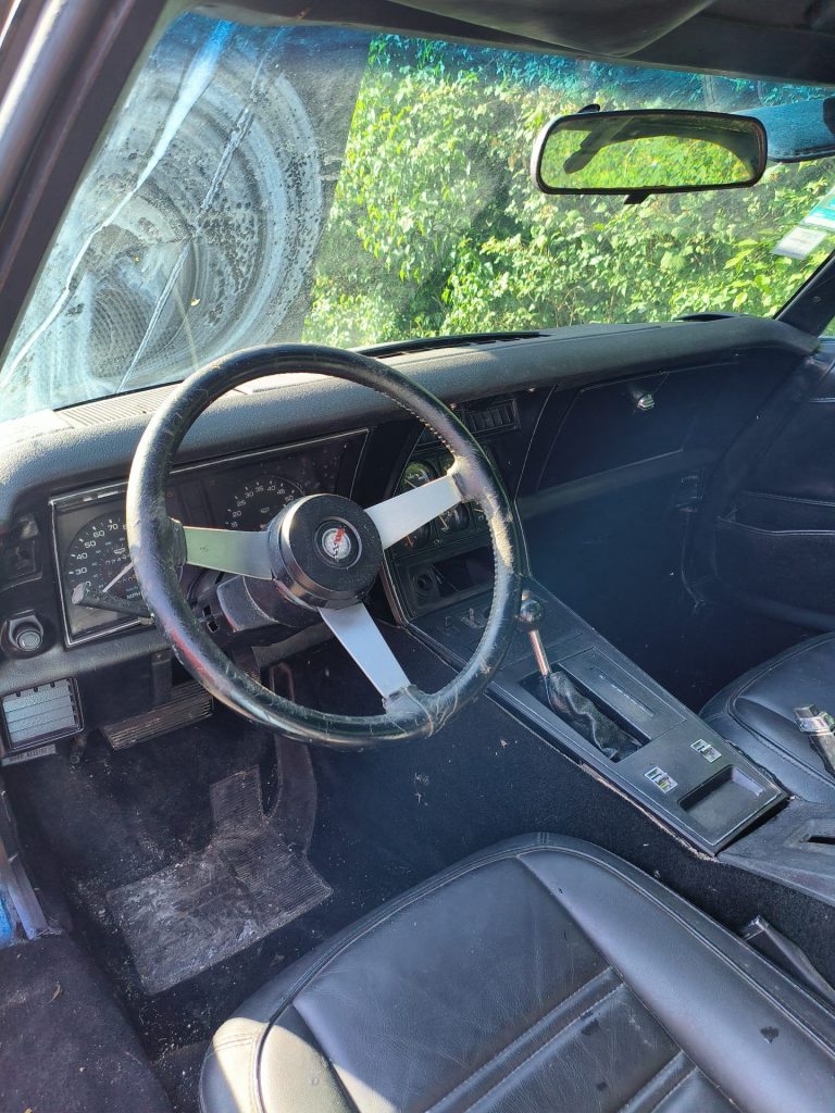 CORVETTE C3 1978 – L48 5.7L V8 – BRIGHT BLUE T-TOPS Peints , 960 exemplaires carte grise collection française, à terminer, pour la remise en route. 40200 klms au compteur