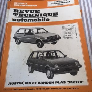 Revue technique automobile Austin, MG, Vanden Plas "Metro"