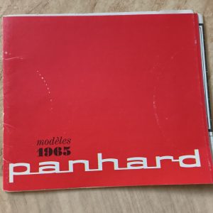 Publicité Panhard 1965