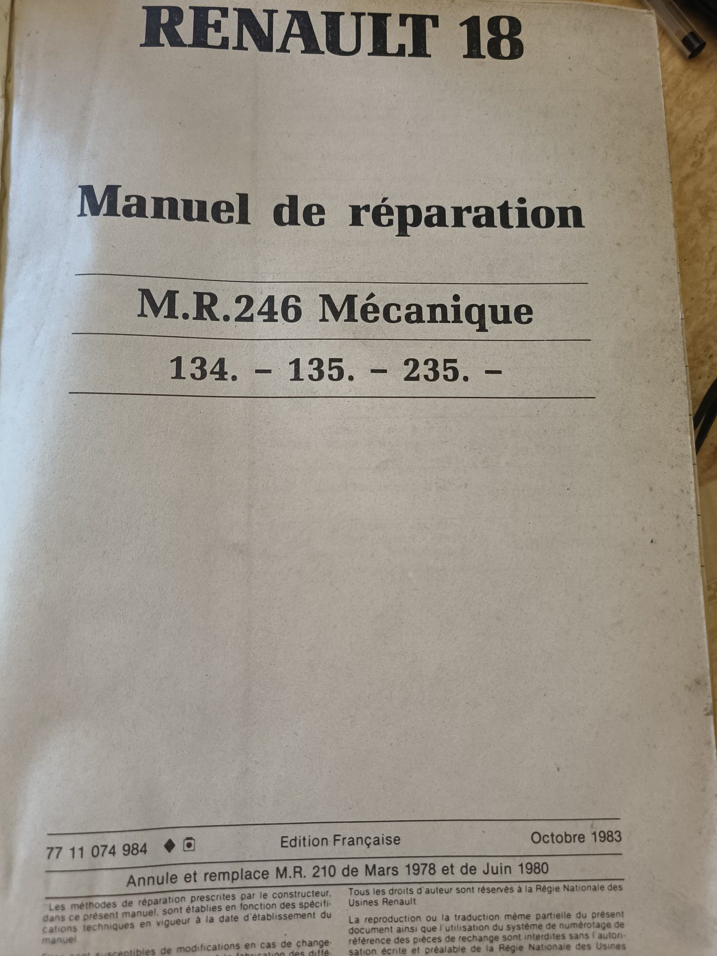 RTA Renault 18 break et berline – Image 2