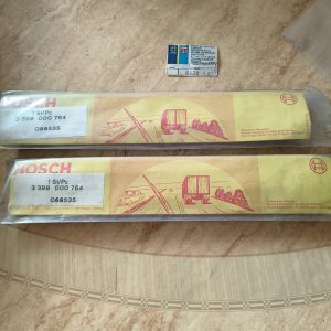 Lot de 2 biellettes / bras transmission essuie-glace Bosch – Peugeot J7 J9 / Citroën C25 / J5 (N.O.S.)