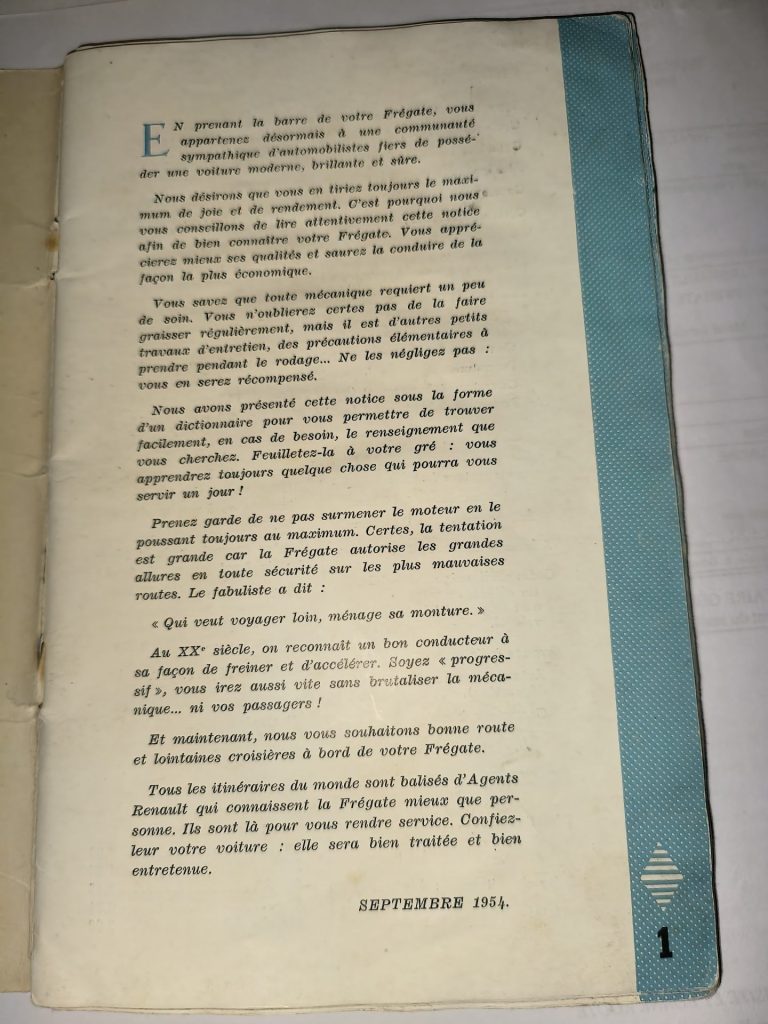 Renault Frégate affaire 1956
