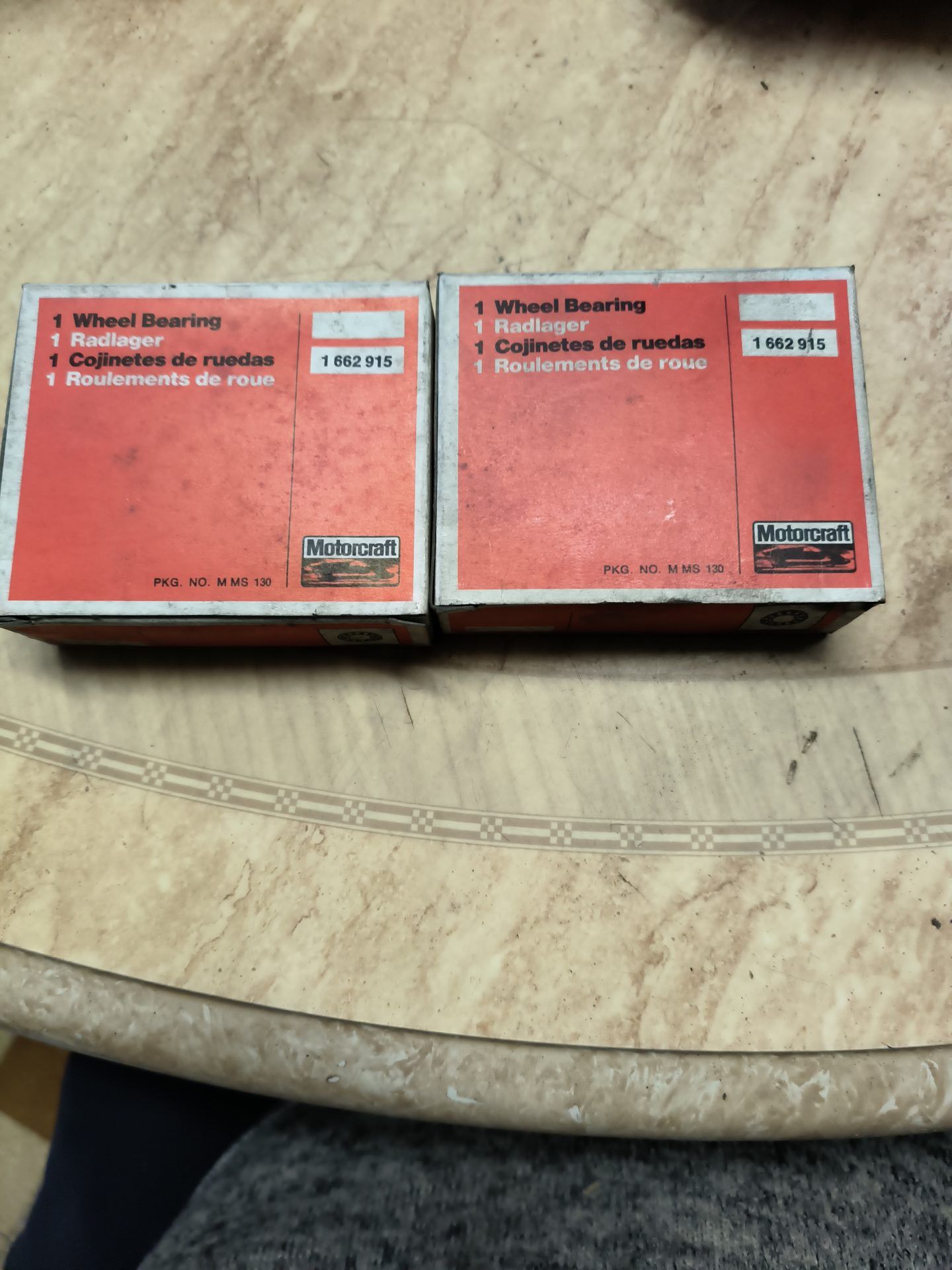 Lot de 2 roulements de roue Ford Motorcraft – Réf. 1 662 915 – NOS – Image 2