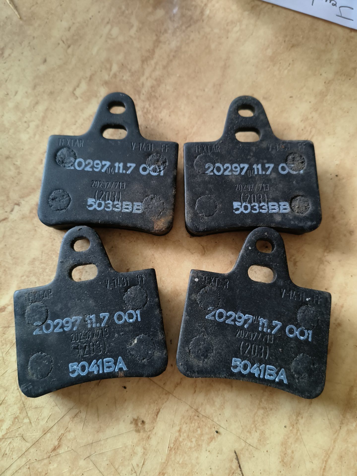 Garnitures de freins avant TEXTAR – Citroën GS/GSA – Réf. GX2526802B Neuf d’origine – Image 4
